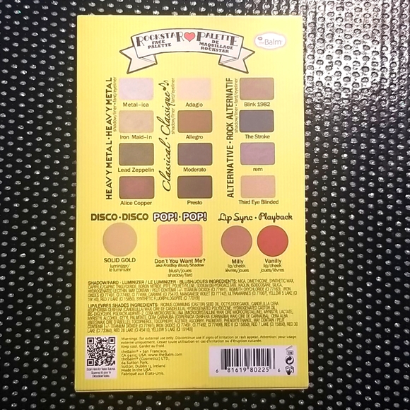 COPY - TheBlam BalmJovi Living On A Stare makeup palette - Picture 2 of 7